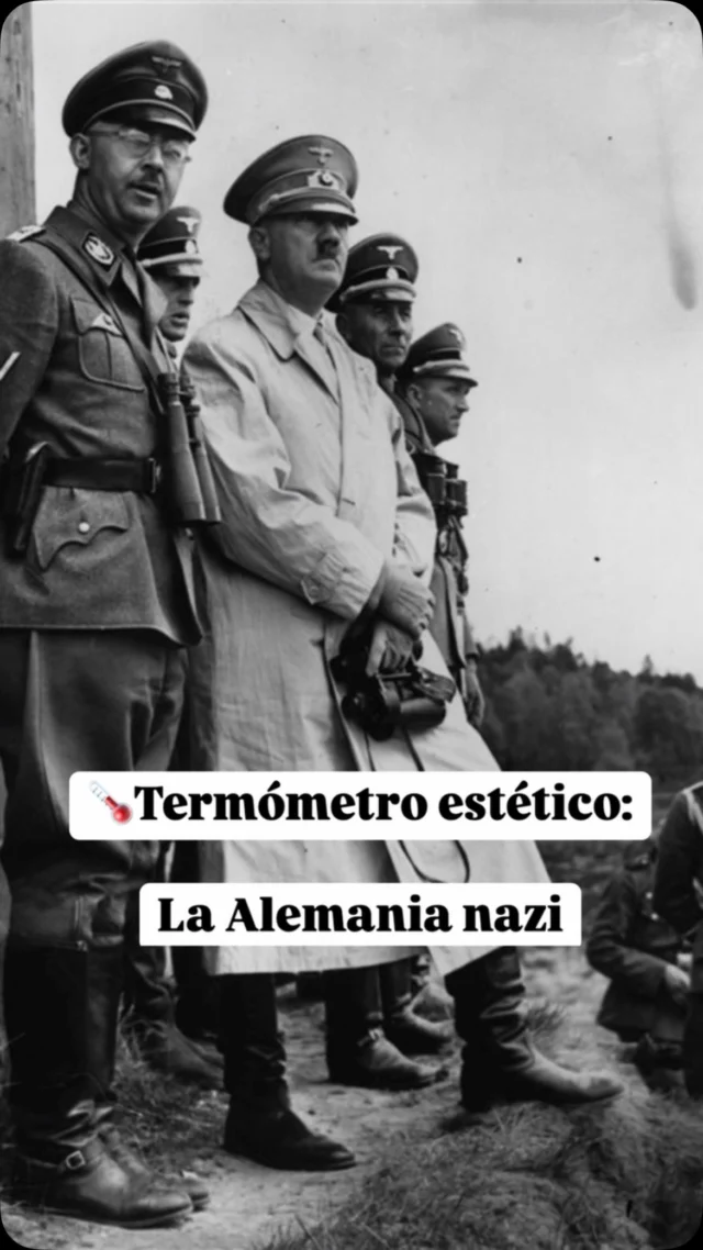 Segundo episodio de Termómetro Estético: medir el momento social y político según el arte y la moda. 

Los regímenes autoritarios suelen tener una estética sombría: líneas duras, estética militar, minimalismo, colores apagados, y sobre todo, es una estética única, en la que toda la sociedad debe seguir el modelo del líder y del partido. La expresión individual está prohibida y severamente castigada porque solo hay un modo de ser, y suele ser rígido y violento. 

#alemanianazi  #estética #años30 #moda #historia #historiasigloxx #sigloxx #segundaguerramundial #estéticamilitar #uniforme #hugoboss #leniriefenstahl #historiacontemporánea #dictadura #autoritarismo #historiadelarte #artepolítico #partidonazi #adolfhitler #richardwagner